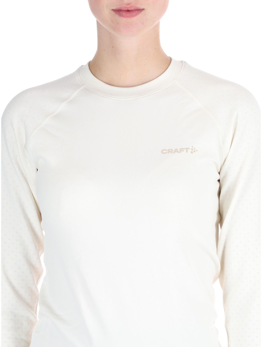 Craft, Adv Warm Intensity LS Thermoshirt Damen Tofu / Plaster weiß 