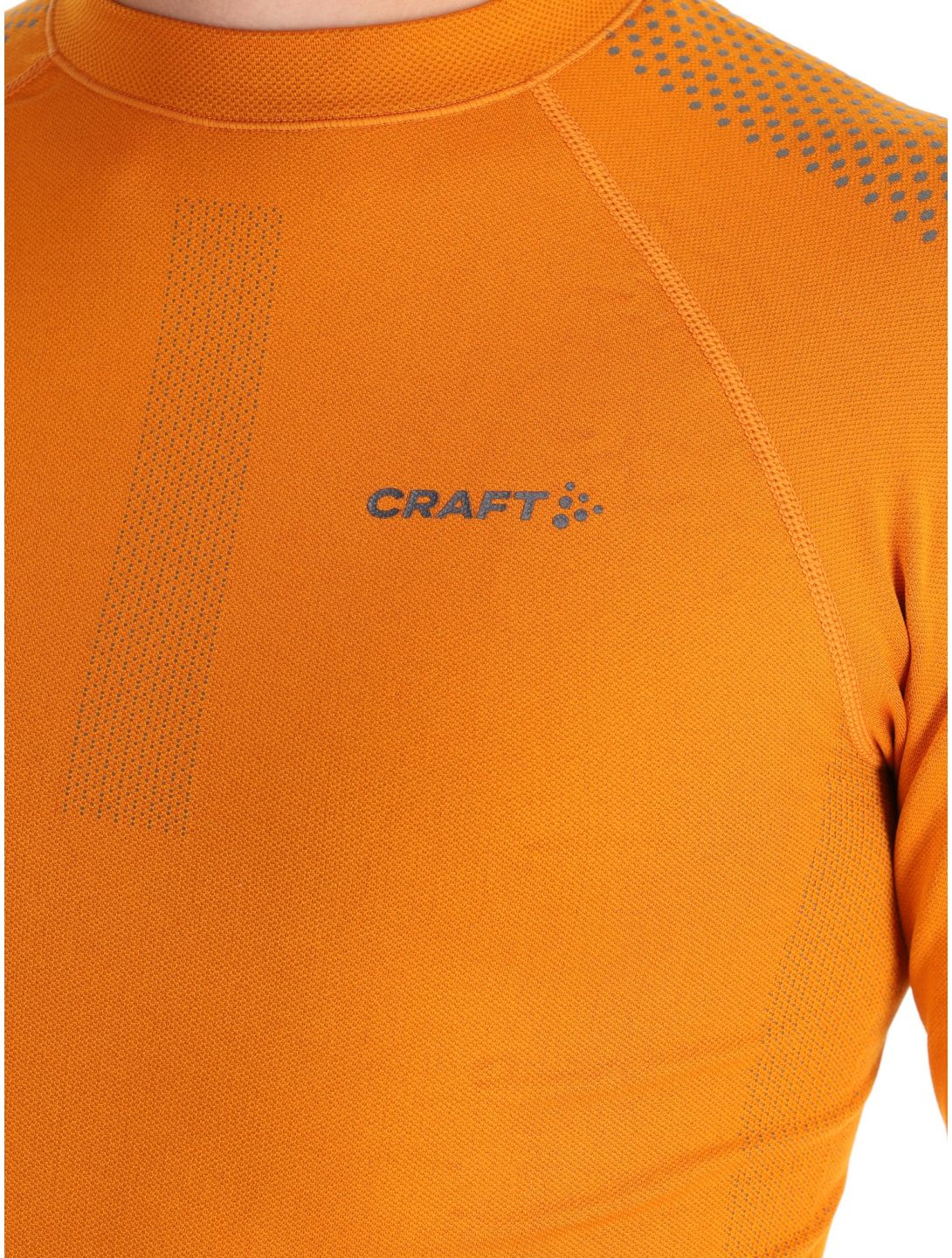 Craft, Adv Warm Intensity LS Thermoshirt Herren Cara / Granite grau, orange 