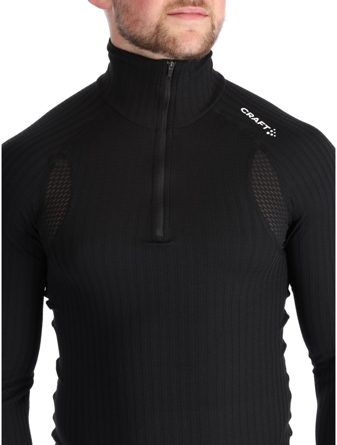 Craft, Pro Active Extreme X Zip LS Pullover Herren Black schwarz 