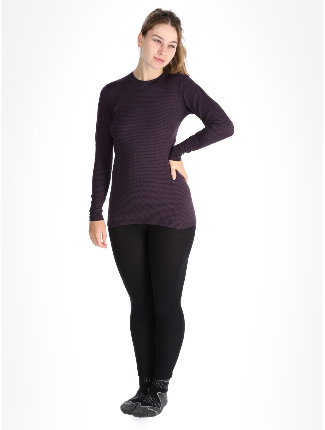 Craft, Pro Wool Extreme X LS Thermoshirt Damen DK Plum violett 