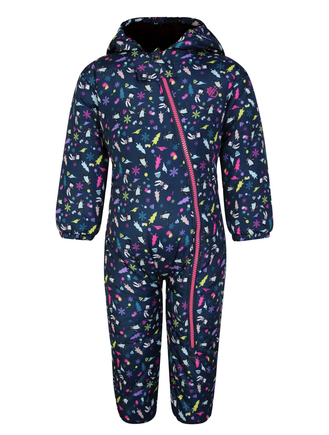 Dare2b, Bambino II Skianzug Kinder Snowflake Ditsy Print grau 