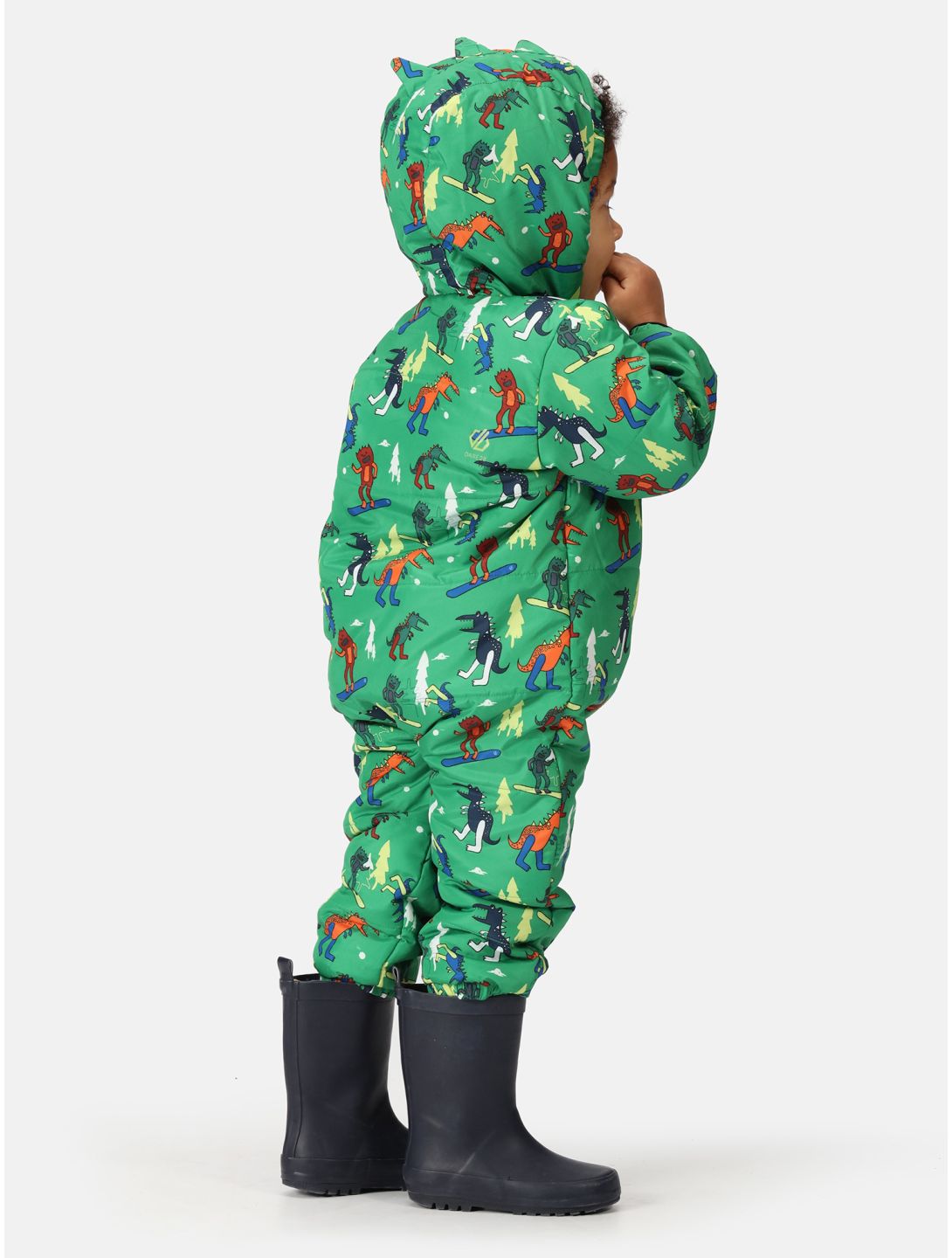 Dare2b, Bambino II Skianzug Kinder Trek Green Dinosaur Snow Fight grün 