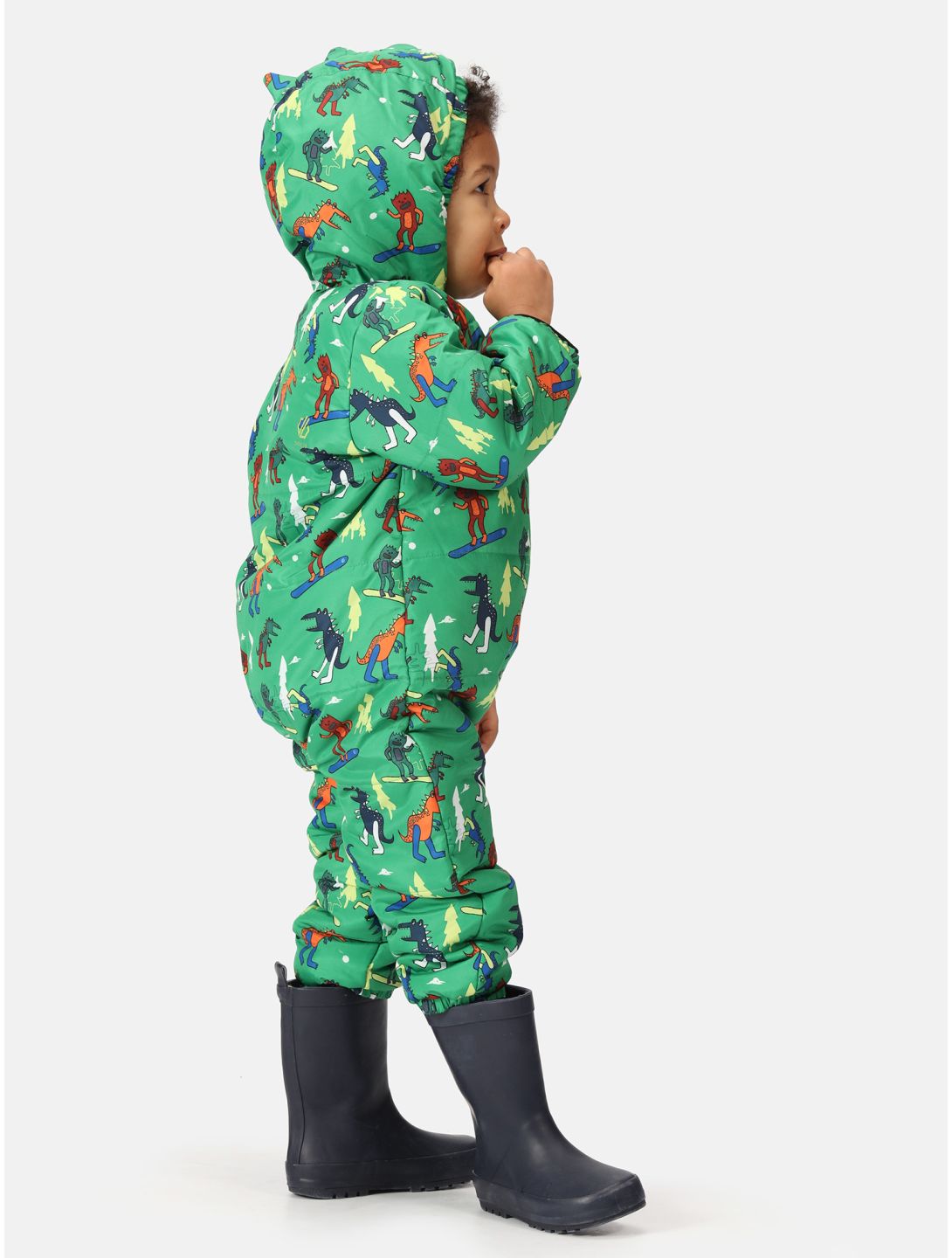 Dare2b, Bambino II Skianzug Kinder Trek Green Dinosaur Snow Fight grün 