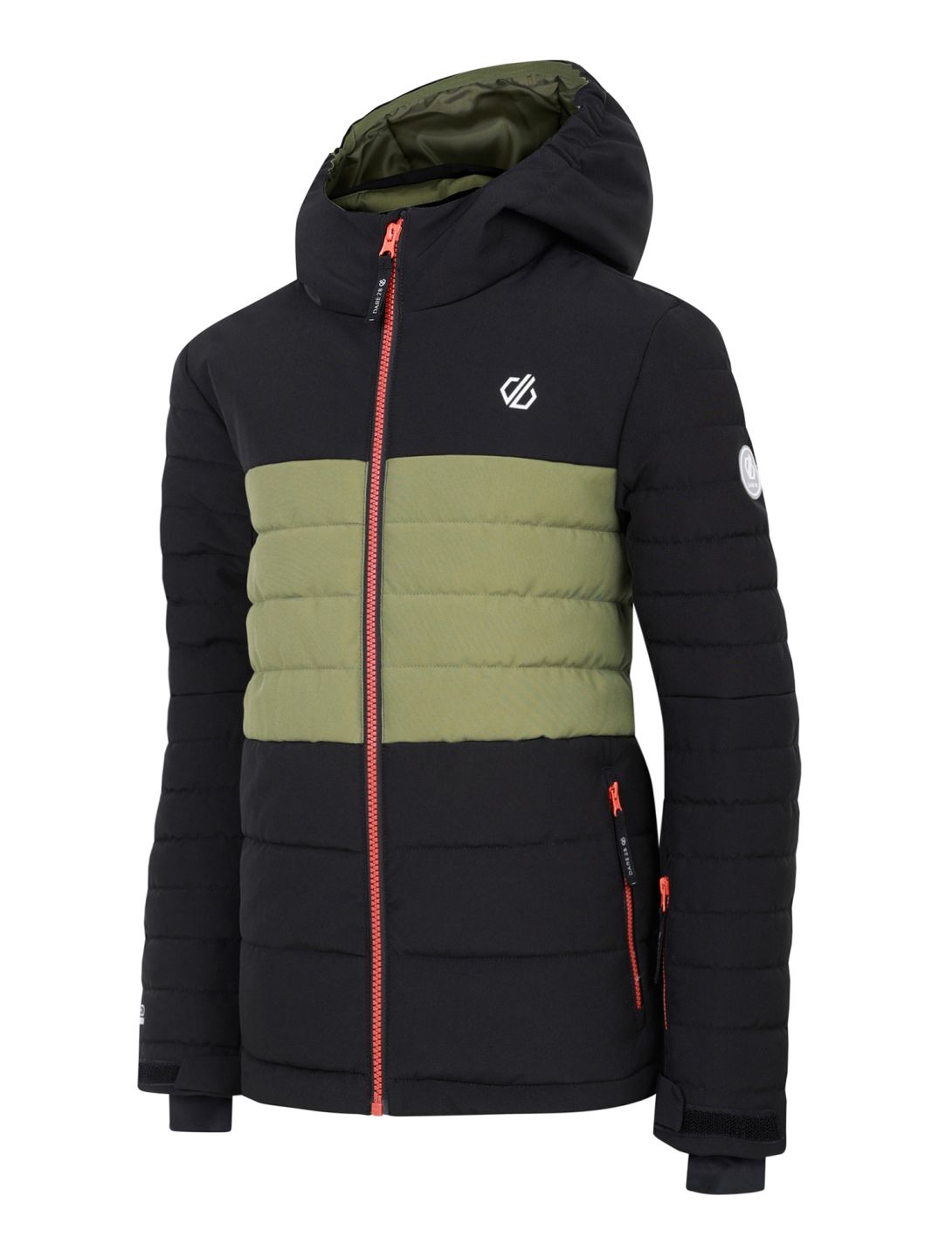 Dare2b, Cheerfull III Skijacke Kinder Black / Olivine Green grün, schwarz 