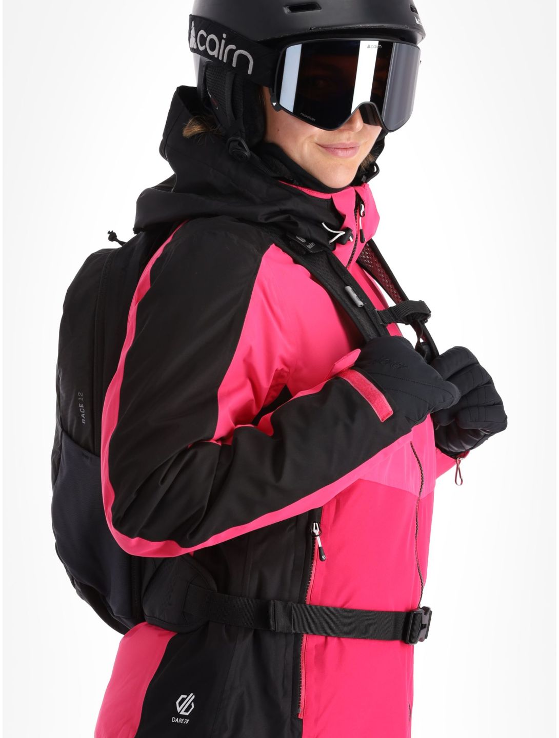 Dare2b, Climatise Skijacke Damen Pure Pink / Boudoir Red rosa, rot 