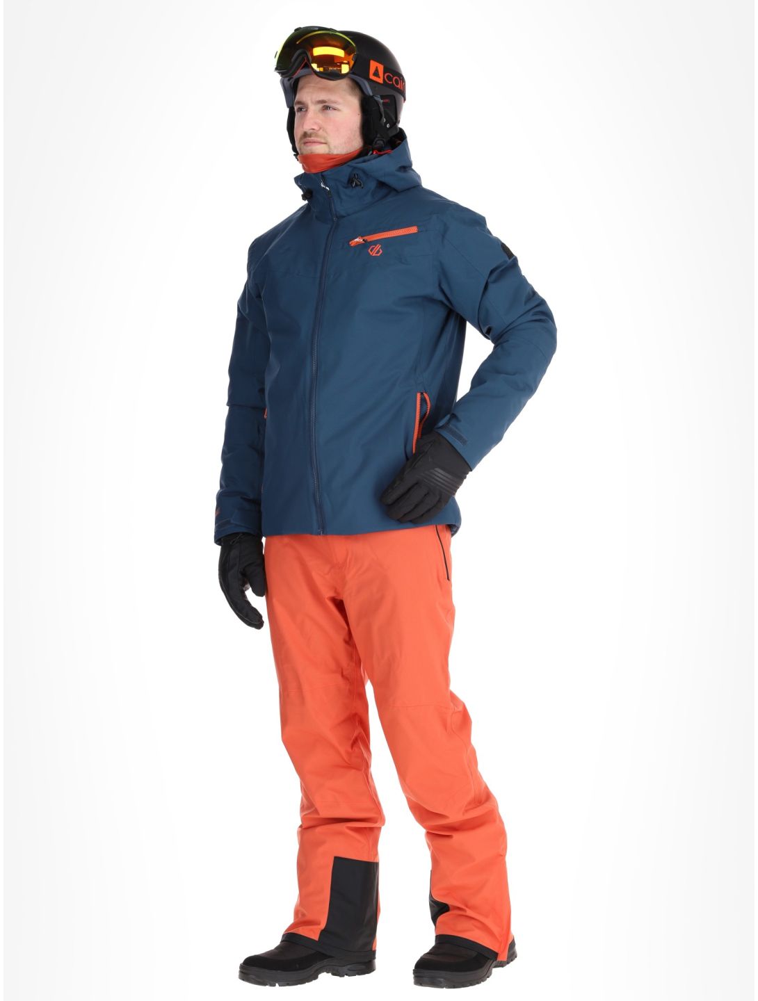 Dare2b, Eagly II Skijacke Herren Moonlight Denim / Orange Rust blau, orange 