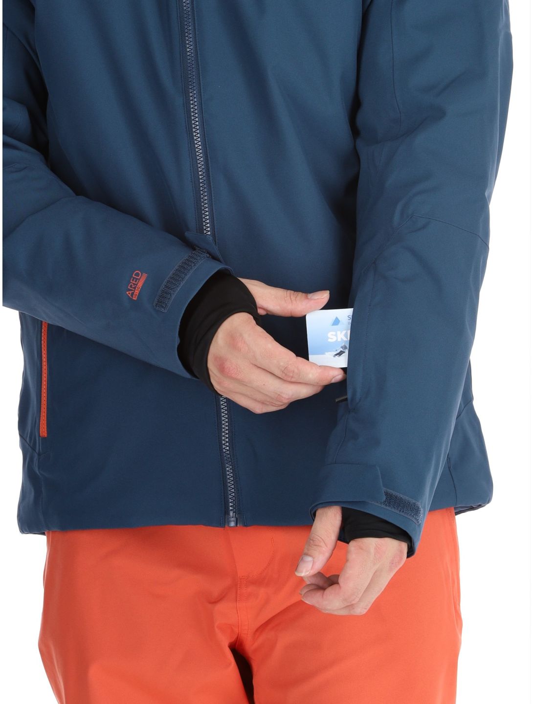 Dare2b, Eagly II Skijacke Herren Moonlight Denim / Orange Rust blau, orange 