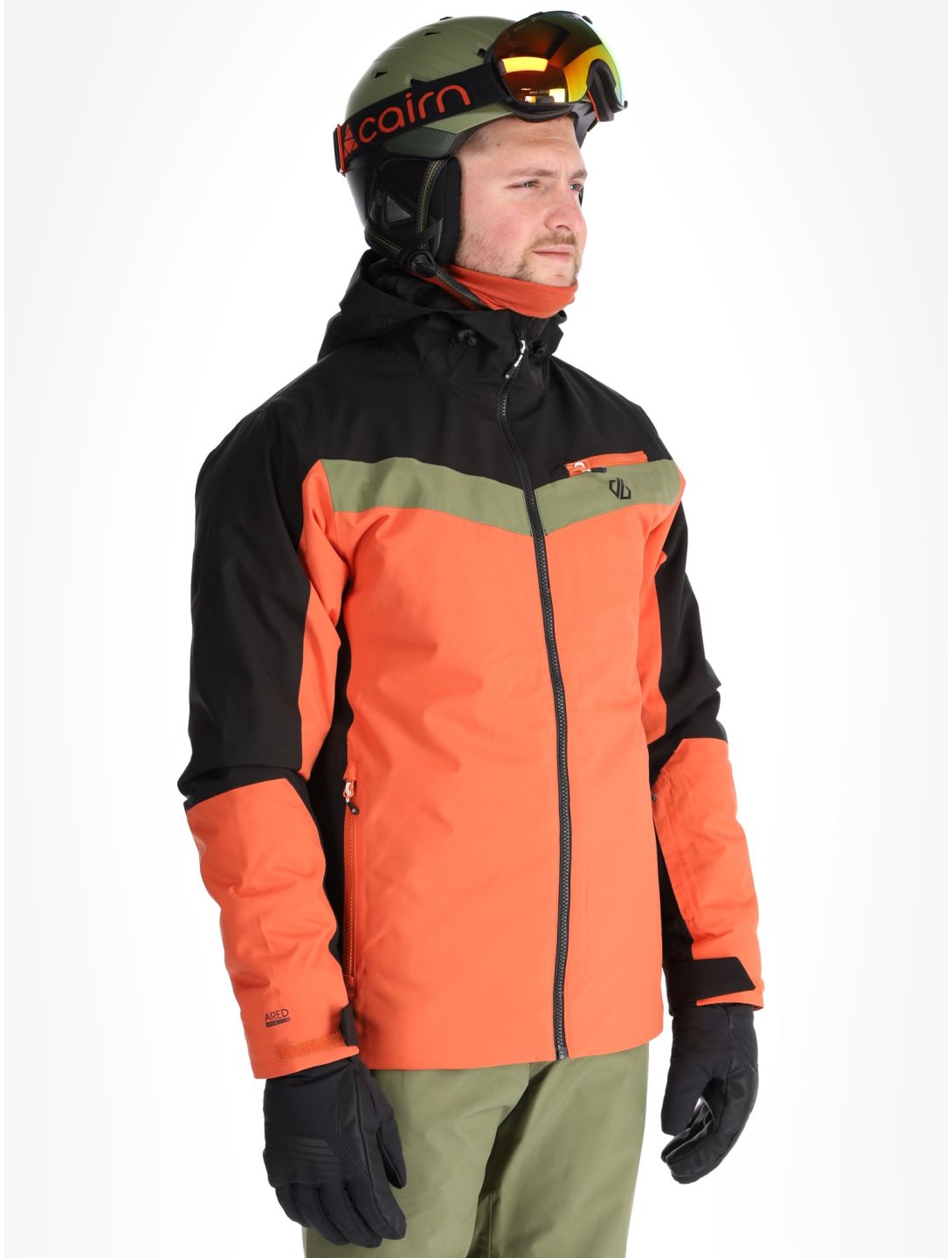 Dare2b, Eagly II Skijacke Herren Orange Rust / Black orange, schwarz 