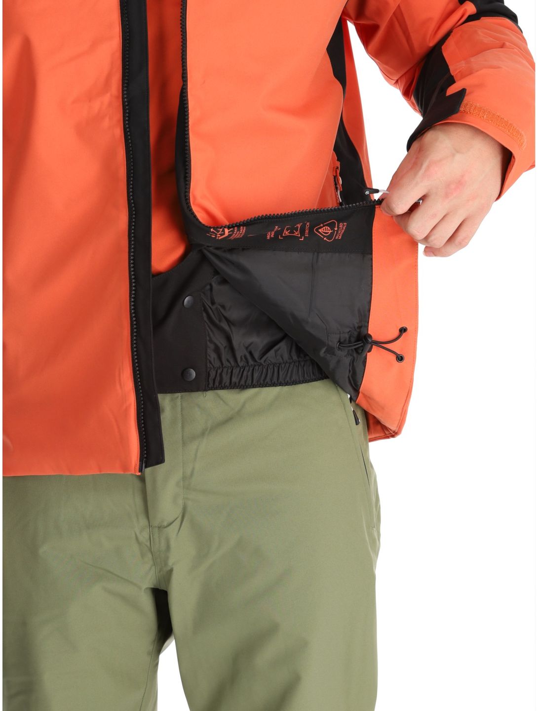 Dare2b, Eagly II Skijacke Herren Orange Rust / Black orange, schwarz 