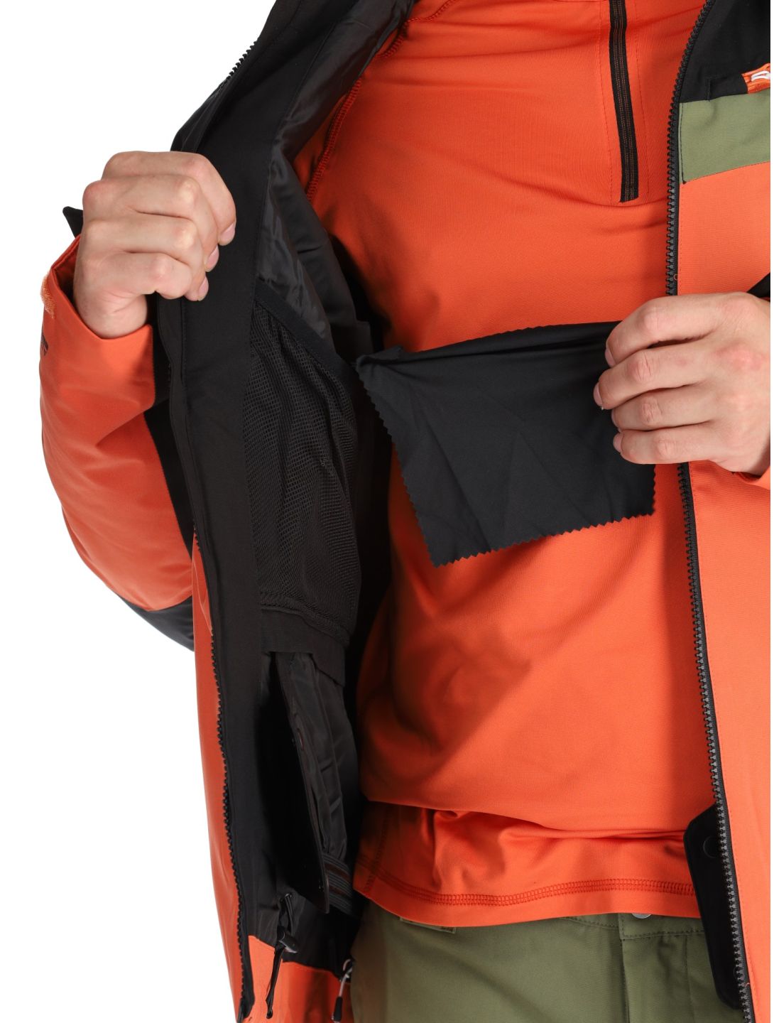 Dare2b, Eagly II Skijacke Herren Orange Rust / Black orange, schwarz 