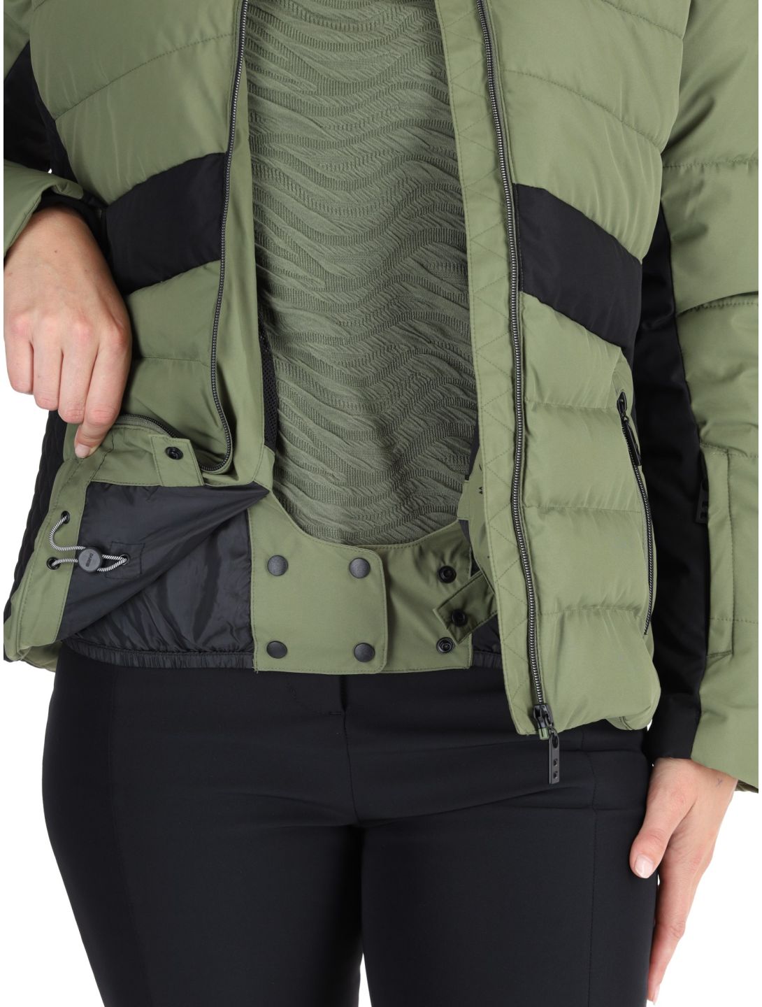 Dare2b, Glacial Skijacke Damen Olivine Green / Black grün, schwarz 