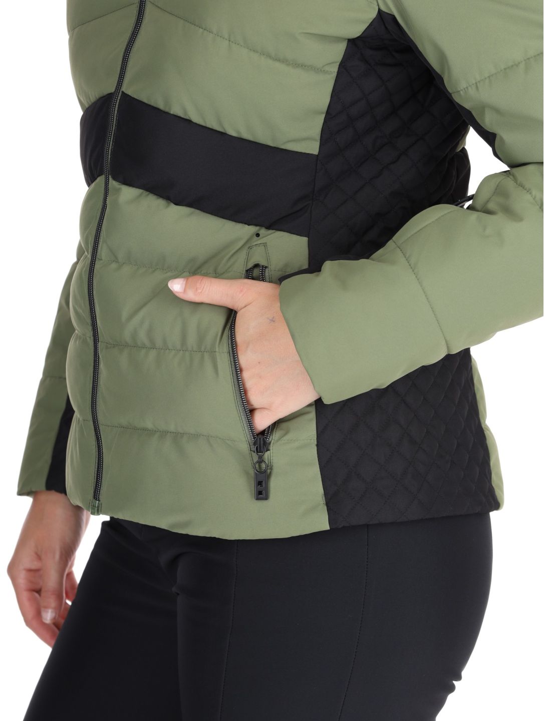 Dare2b, Glacial Skijacke Damen Olivine Green / Black grün, schwarz 