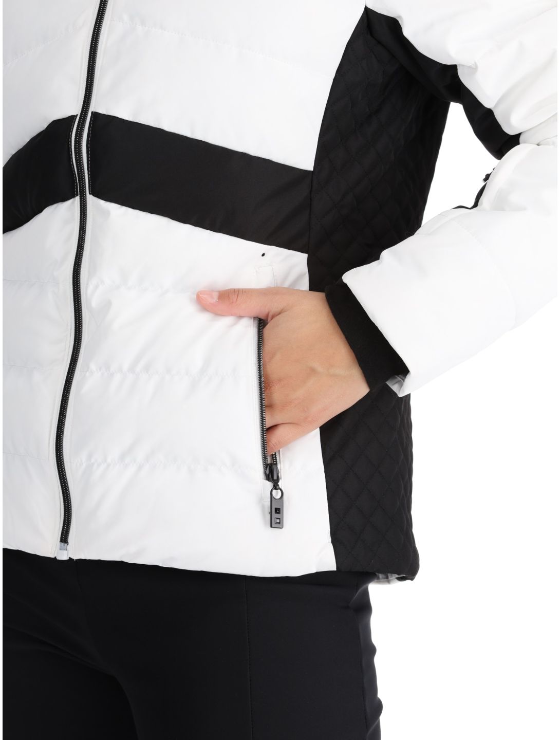 Dare2b, Glacial Skijacke Damen White / Black schwarz, weiß 