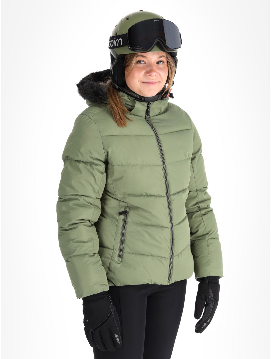 Dare2b, Glamorize V Skijacke Damen Olivine Green grün 