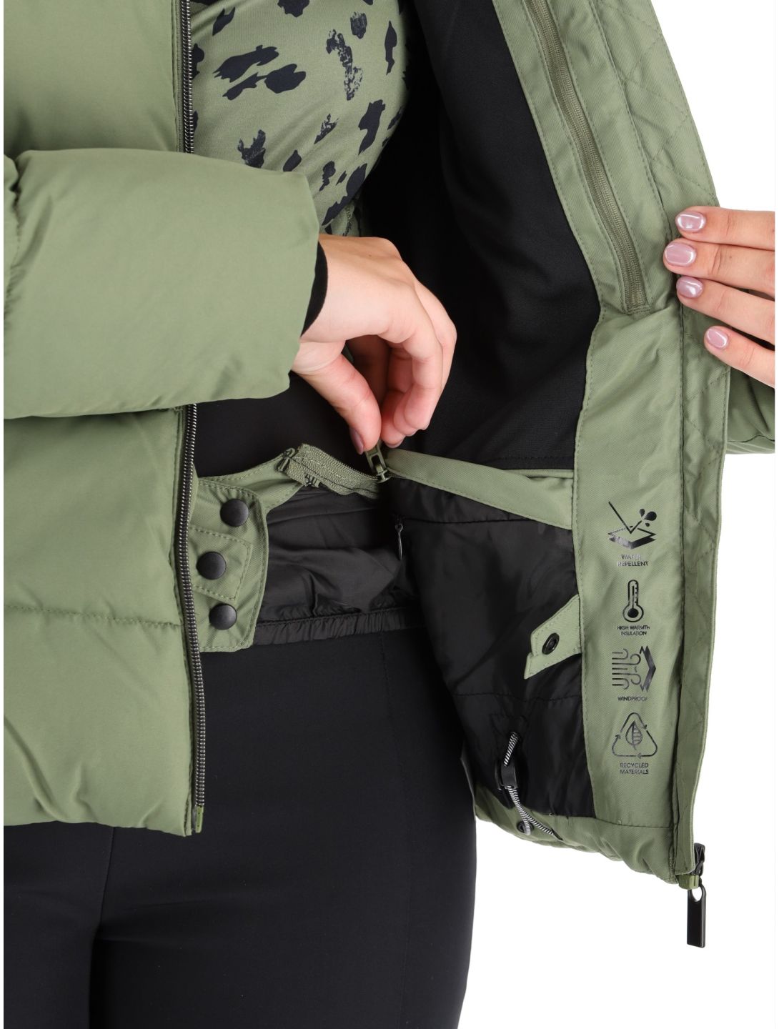 Dare2b, Glamorize V Skijacke Damen Olivine Green grün 