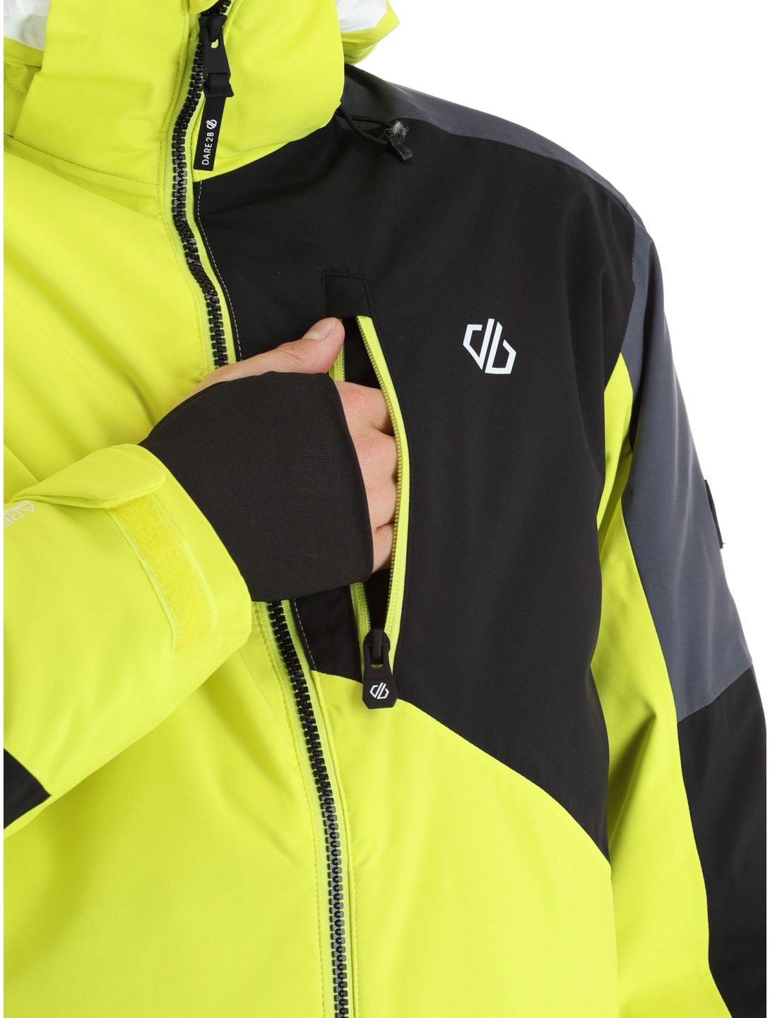 Dare2b, Halfpipe Skijacke Herren Neon Spring/Black grün, schwarz 