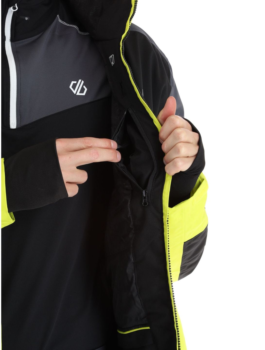 Dare2b, Halfpipe Skijacke Herren Neon Spring/Black grün, schwarz 