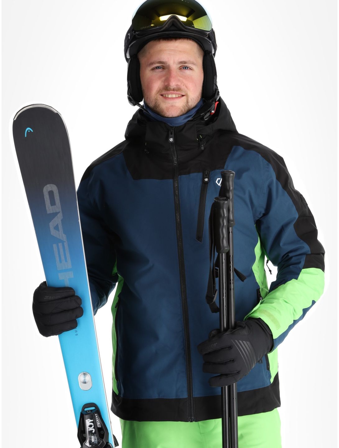 Dare2b, Halfpipe II Skijacke Herren Black / Moonlight Denim blau, schwarz 