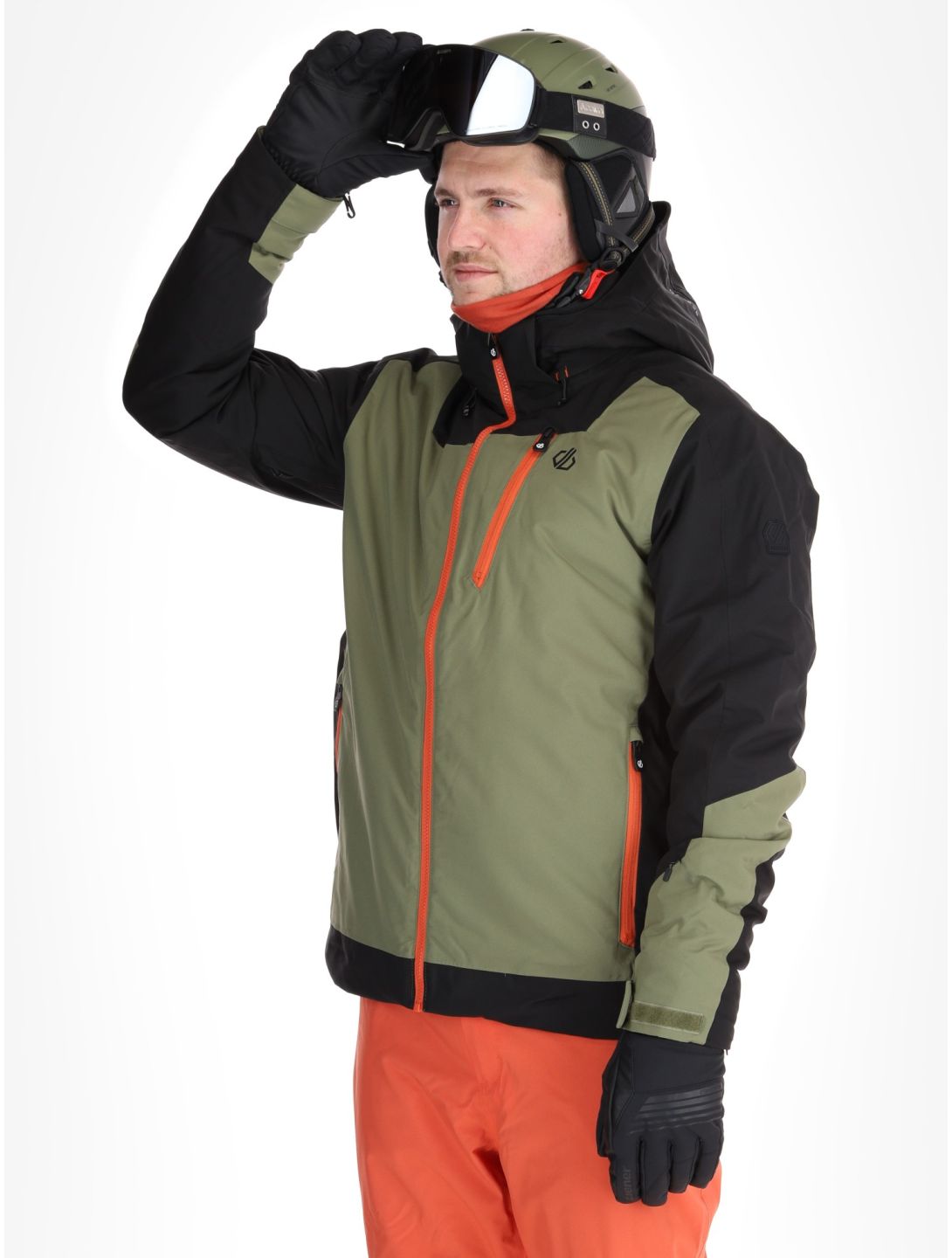 Dare2b, Halfpipe II Skijacke Herren Black / Olivine Green grün, schwarz 