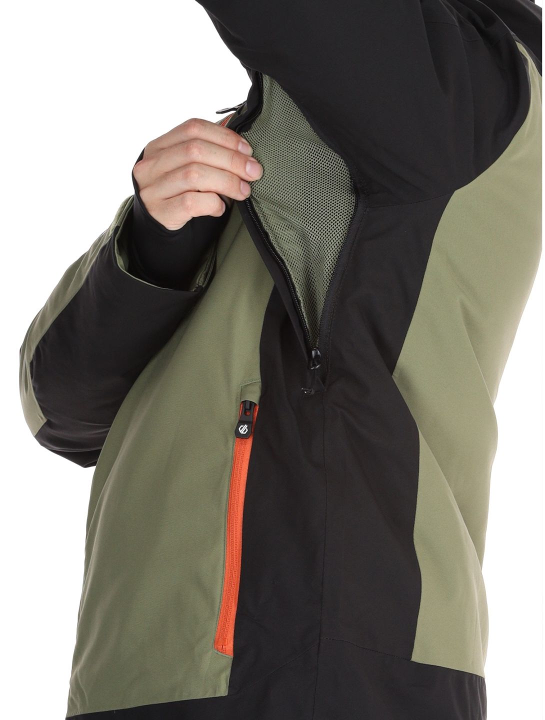 Dare2b, Halfpipe II Skijacke Herren Black / Olivine Green grün, schwarz 