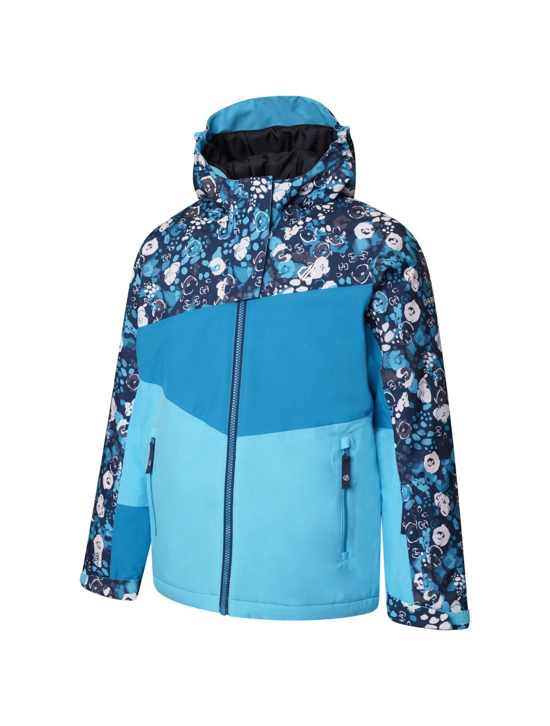 Dare2b, Humour II Skijacke Kinder floral print river blau 