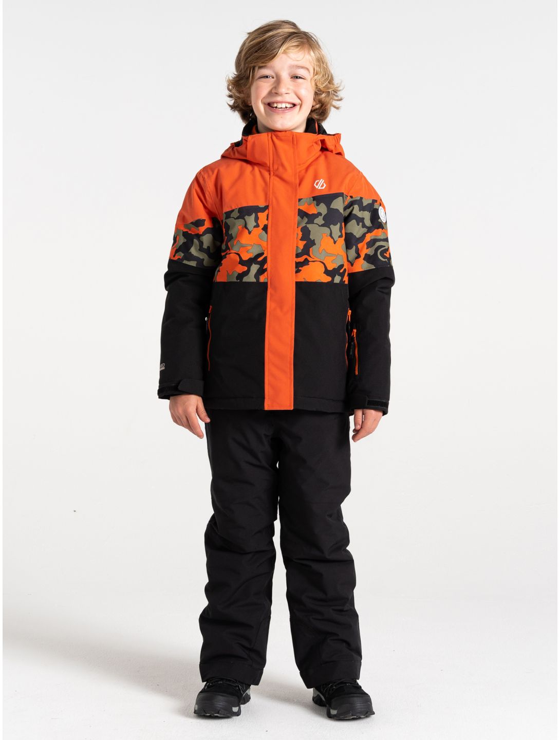 Dare2b, Humour III Skijacke Kinder Orange Rust / Orange Rust Camo Print / Black orange, schwarz 