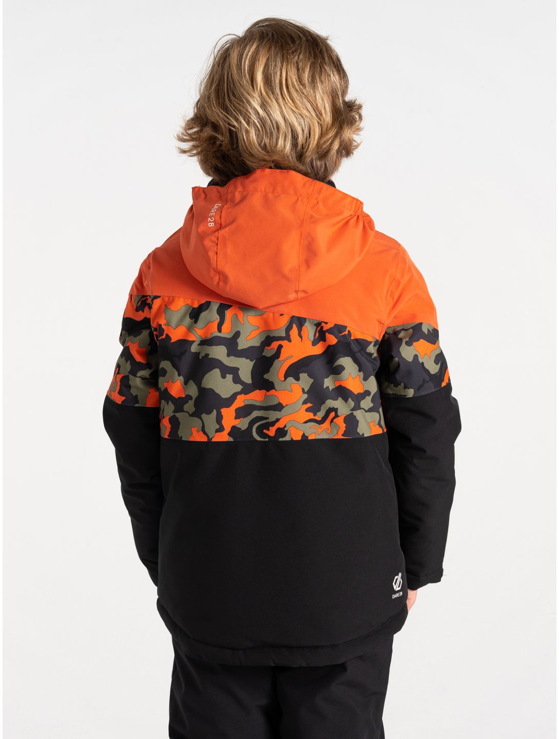 Dare2b, Humour III Skijacke Kinder Orange Rust / Orange Rust Camo Print / Black orange, schwarz 