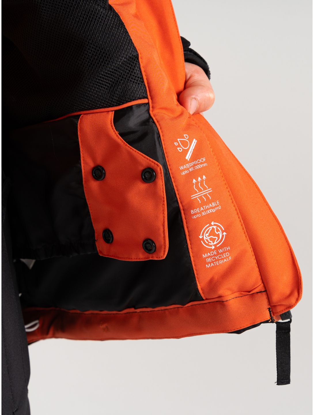 Dare2b, Humour III Skijacke Kinder Orange Rust / Orange Rust Camo Print / Black orange, schwarz 