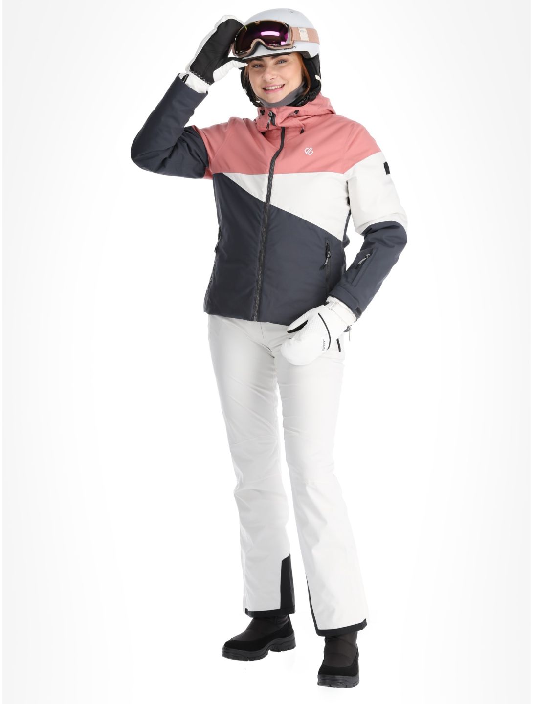 Dare2b, Ice III Skijacke Damen Dusty Rose / Ebony Grey grau, rosa 