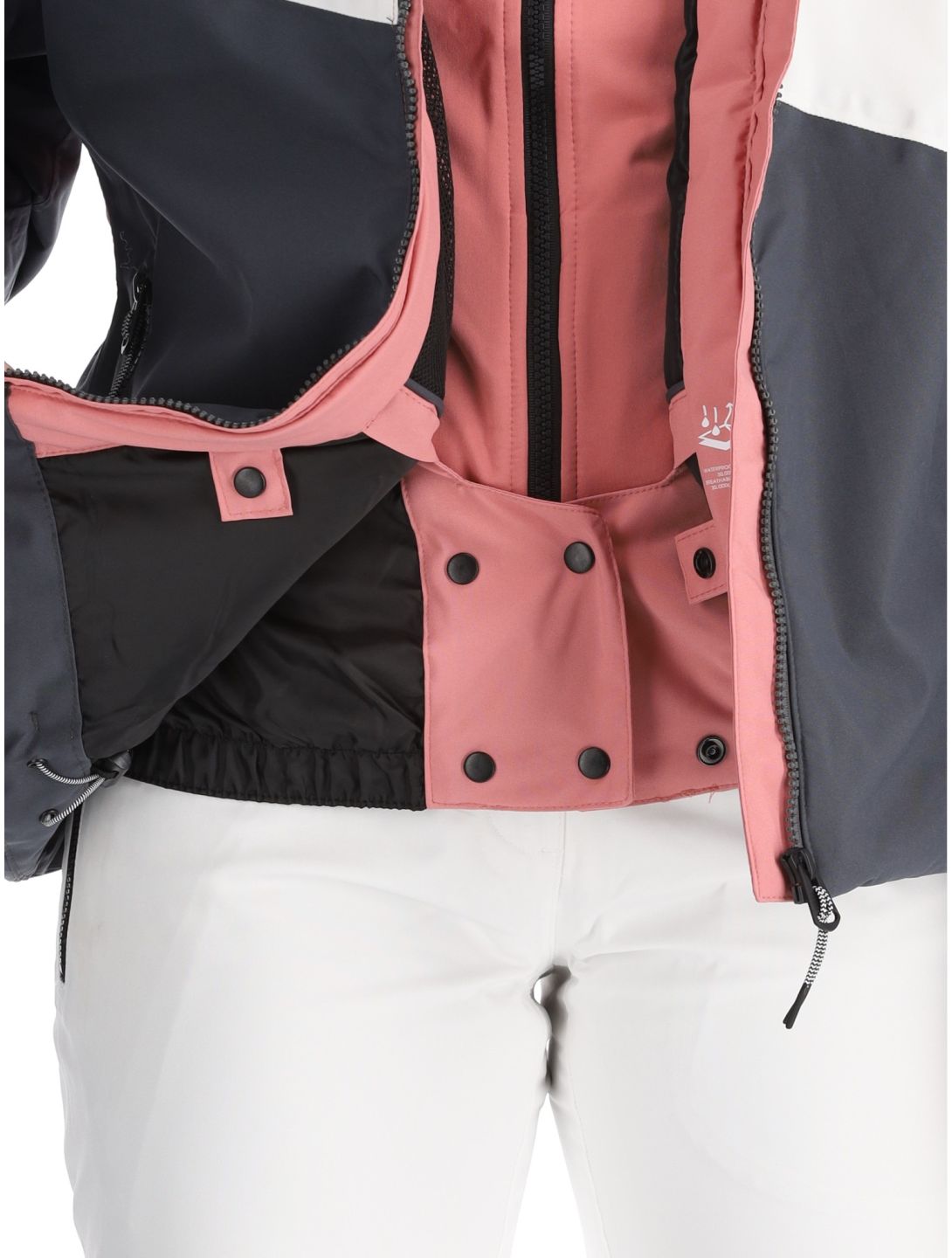 Dare2b, Ice III Skijacke Damen Dusty Rose / Ebony Grey grau, rosa 