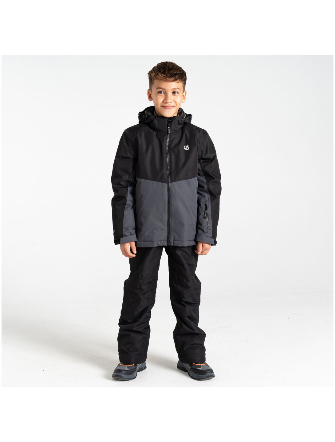 Dare2b, Impose IV Skijacke Kinder Black / Ebony grau, schwarz 