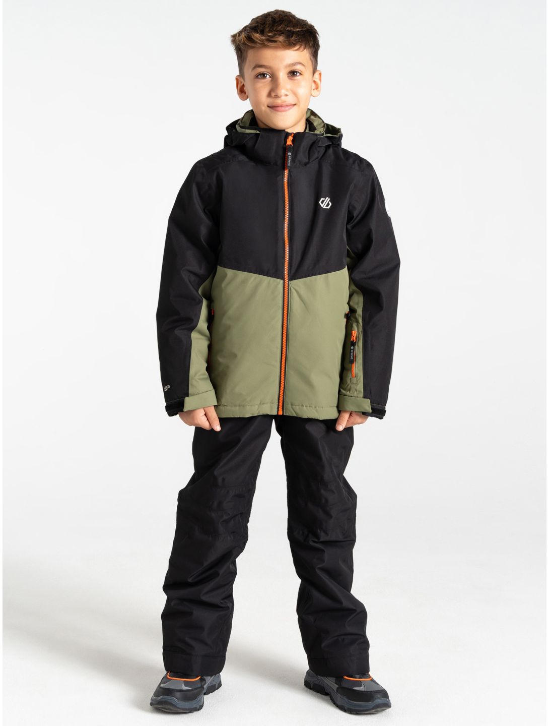 Dare2b, Impose IV Skijacke Kinder Olivine Green / Black grün, schwarz 