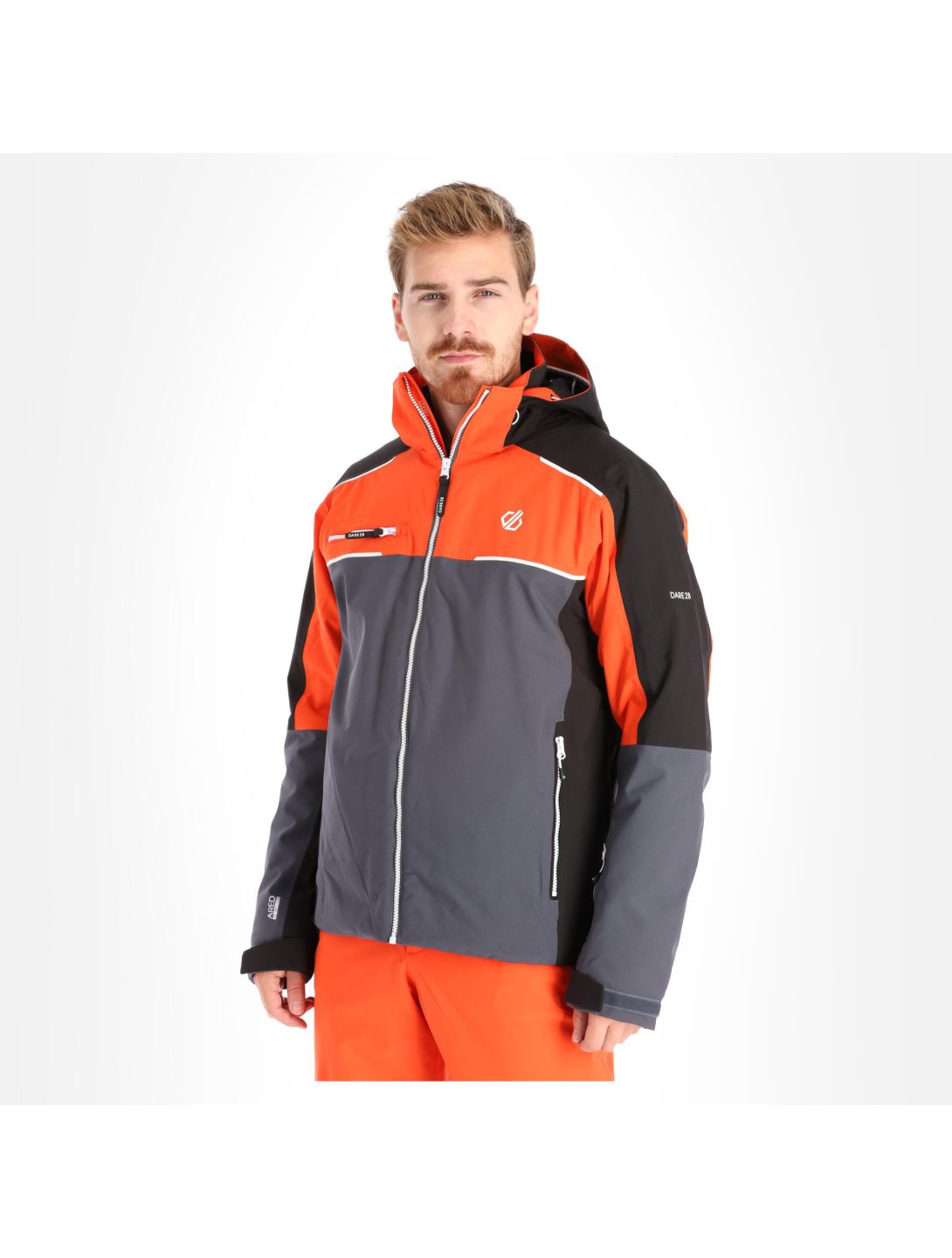 Dare2b, Intermit Ii Jacket Skijacke Herren trail blaze grau/rot