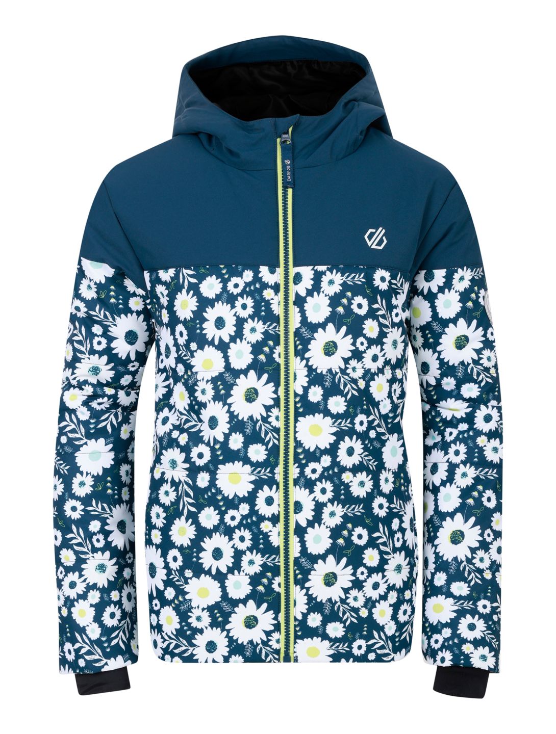 Dare2b, Liftie Skijacke Kinder Moonlight Denim / Moonlight Denim Daisy Print blau, weiß 