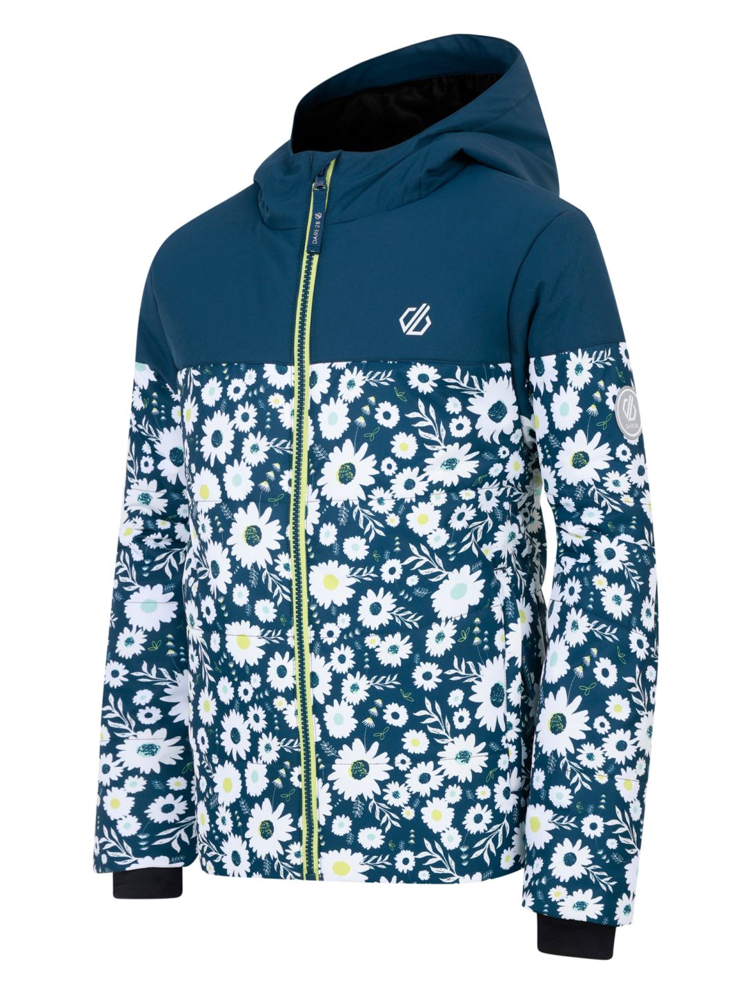 Dare2b, Liftie Skijacke Kinder Moonlight Denim / Moonlight Denim Daisy Print blau, weiß 