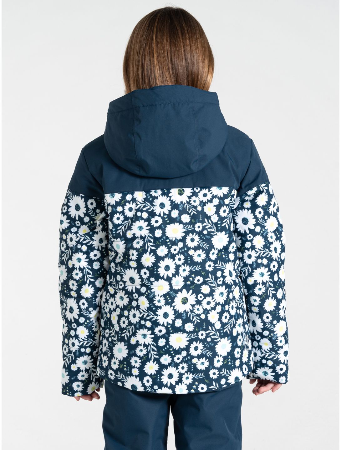 Dare2b, Liftie Skijacke Kinder Moonlight Denim / Moonlight Denim Daisy Print blau, weiß 