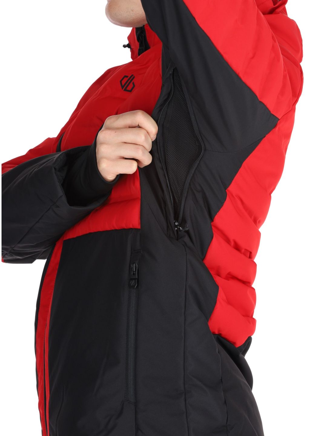 Dare2b, Ollie II Skijacke Herren Danger Red / Black rot, schwarz 