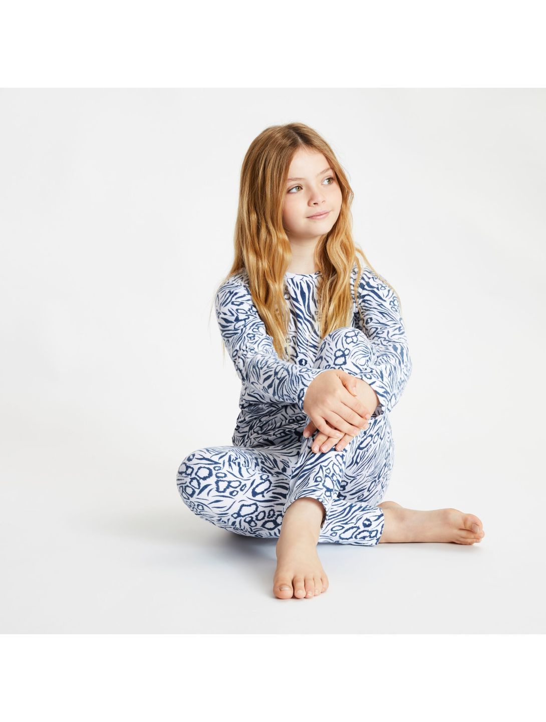 Dare2b, Partition B/L Set Thermoset Kinder dark denim print blau