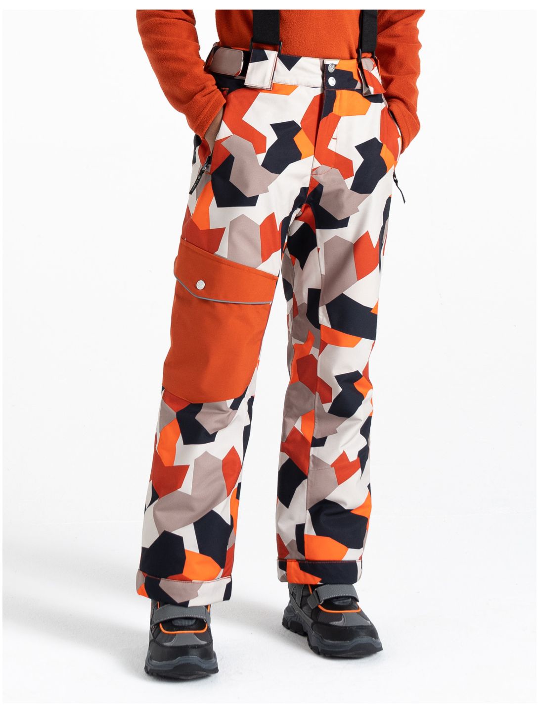 Dare2b, Pow Skihose Kinder Puffins Orange Geo Camo Print orange 