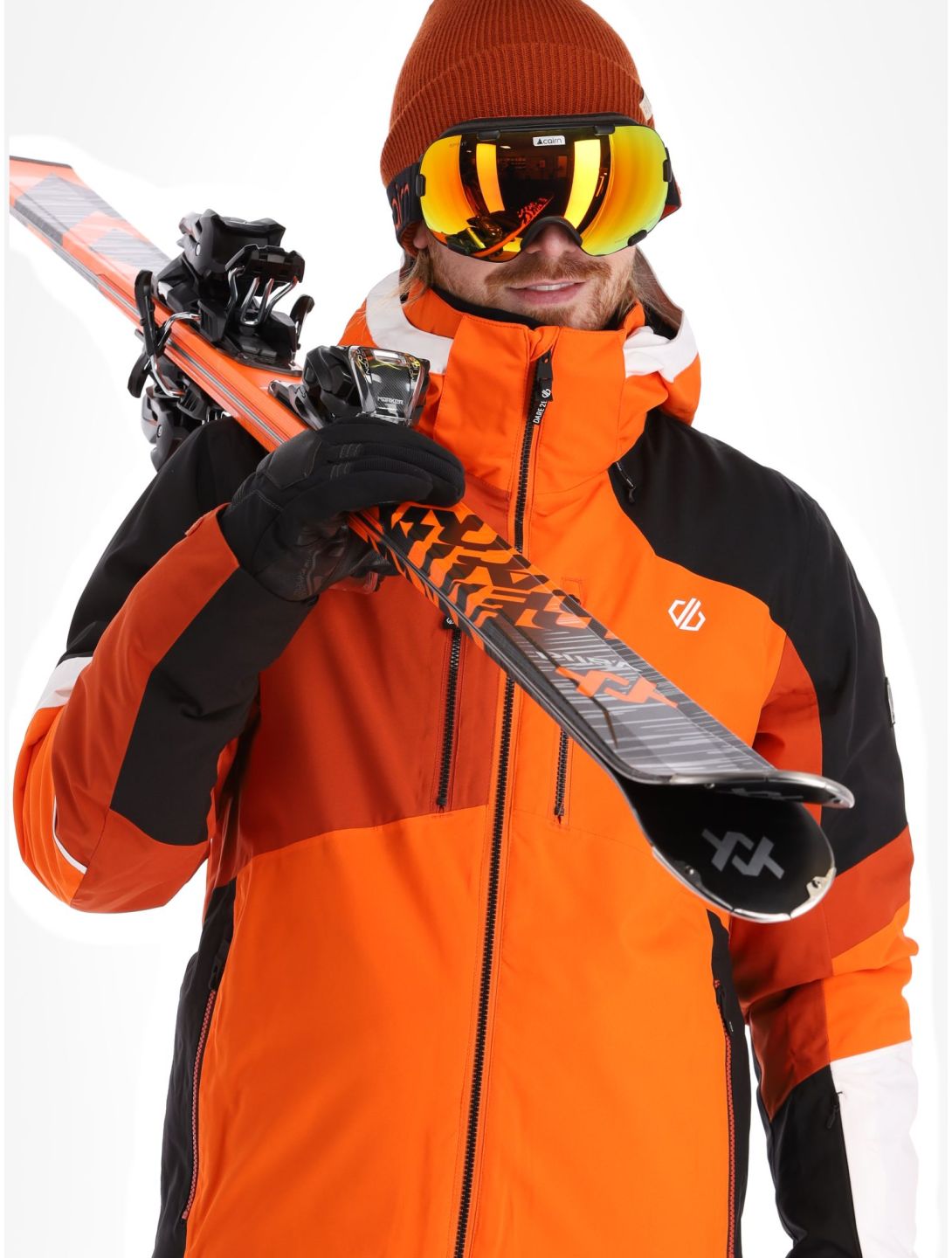 Dare2b, Shred Skijacke Herren Puffins Orange / Rooibos Tea burgund, orange 