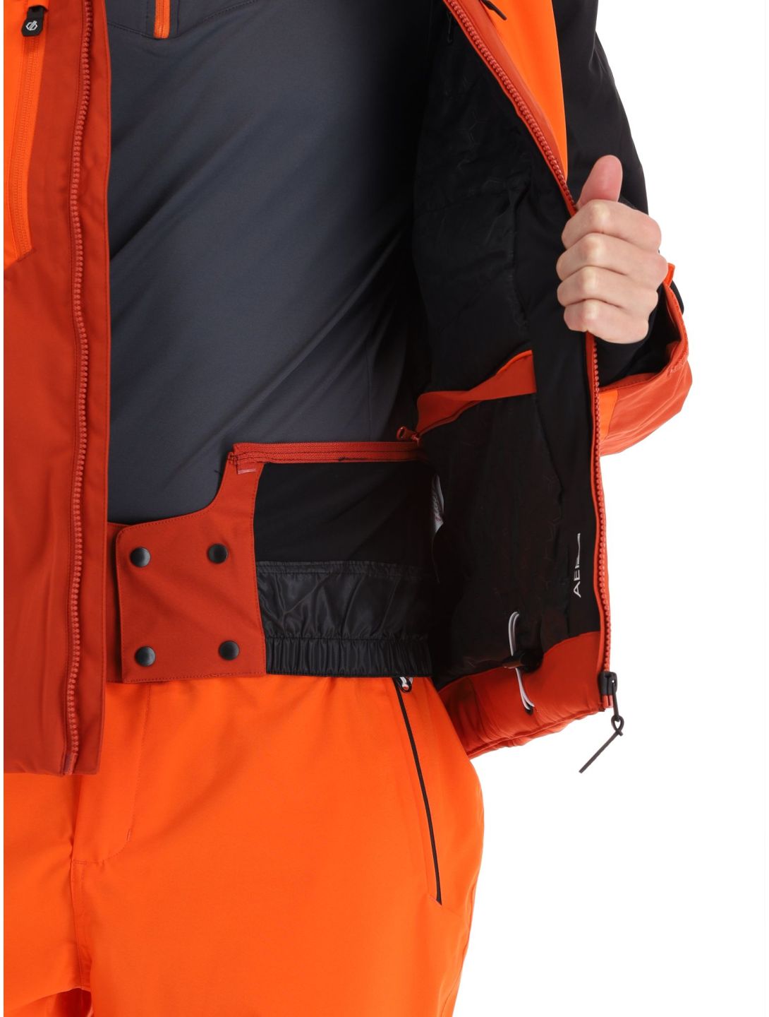 Dare2b, Slopeside Skijacke Herren PuffinOr / Blk orange, schwarz 