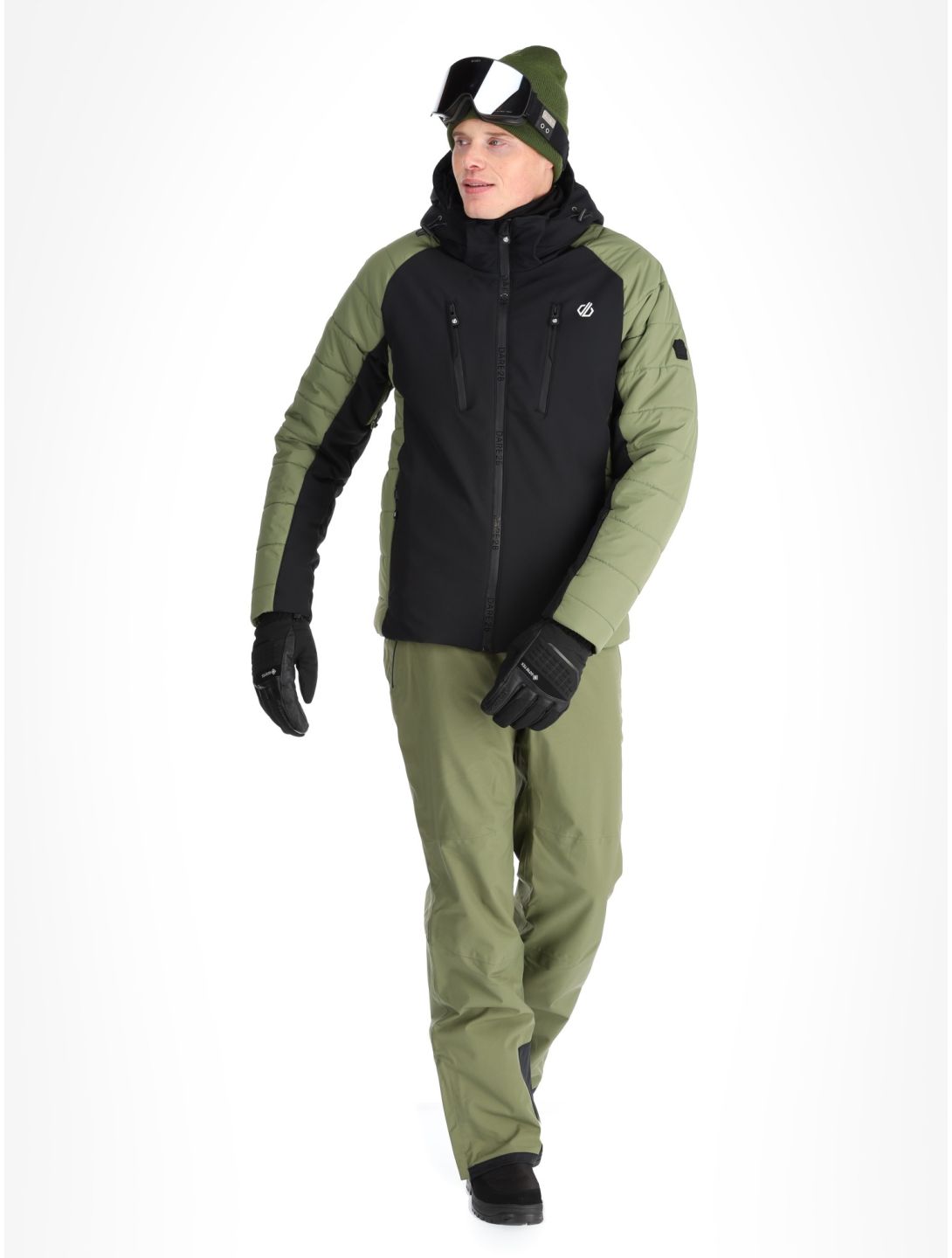 Dare2b, Speed Softshell Skijacke Herren Olivine Green / Black grün, schwarz 