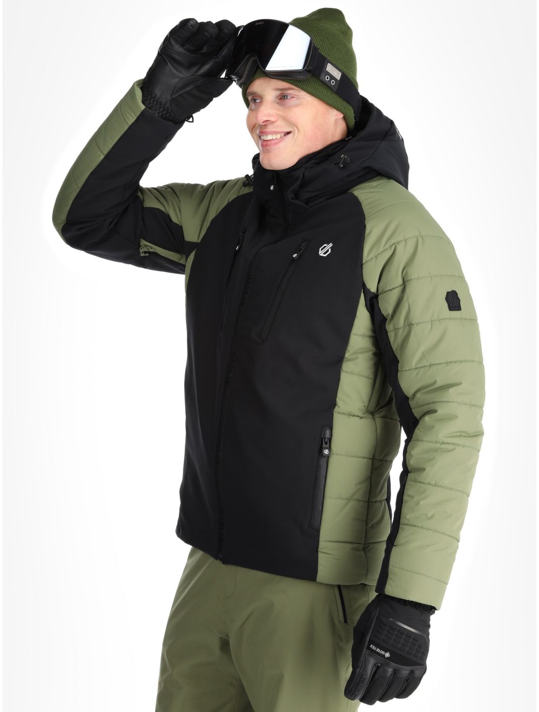 Dare2b, Speed Softshell Skijacke Herren Olivine Green / Black grün, schwarz 