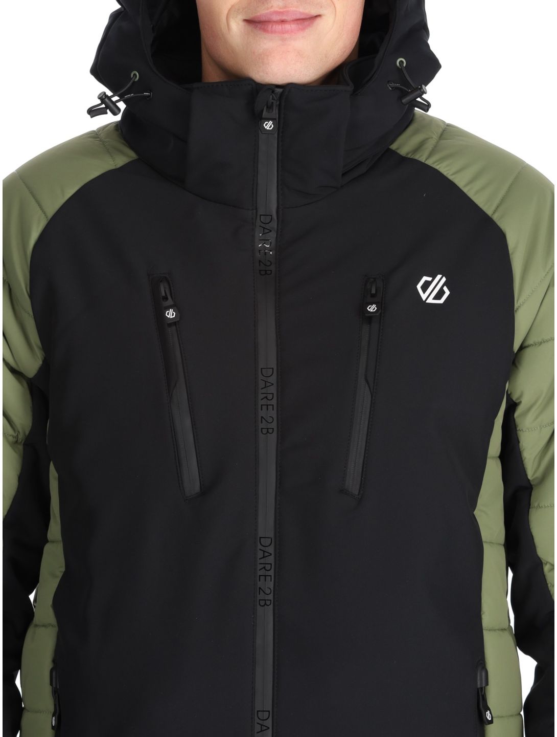 Dare2b, Speed Softshell Skijacke Herren Olivine Green / Black grün, schwarz 