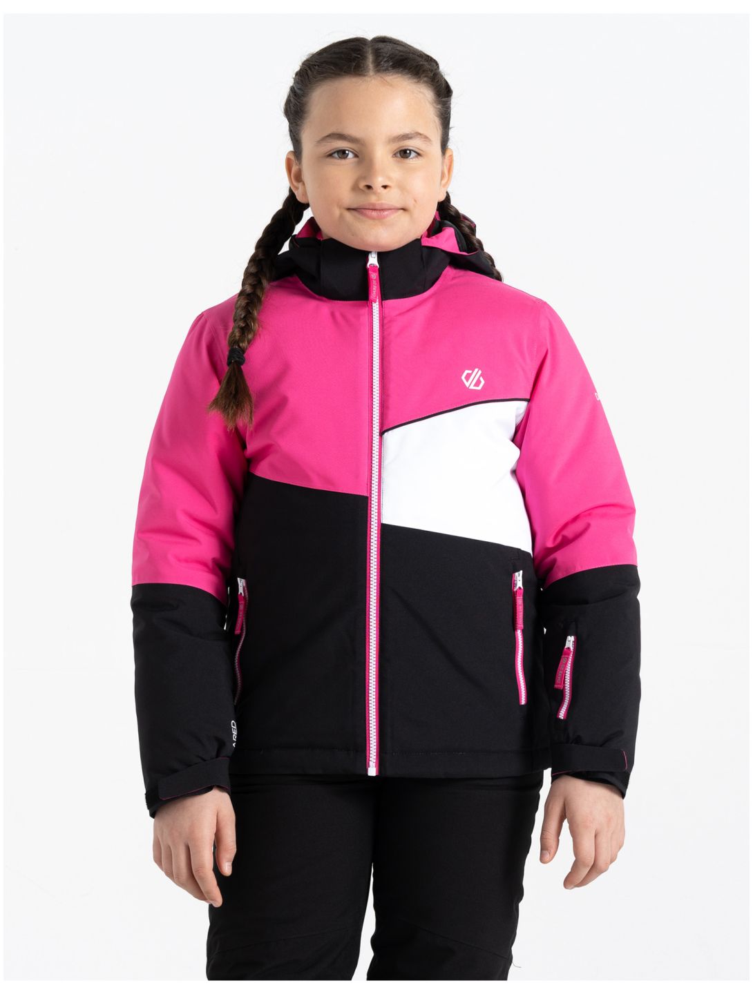 Dare2b, Steazy Skijacke Kinder PurePink / Blk rosa, schwarz 