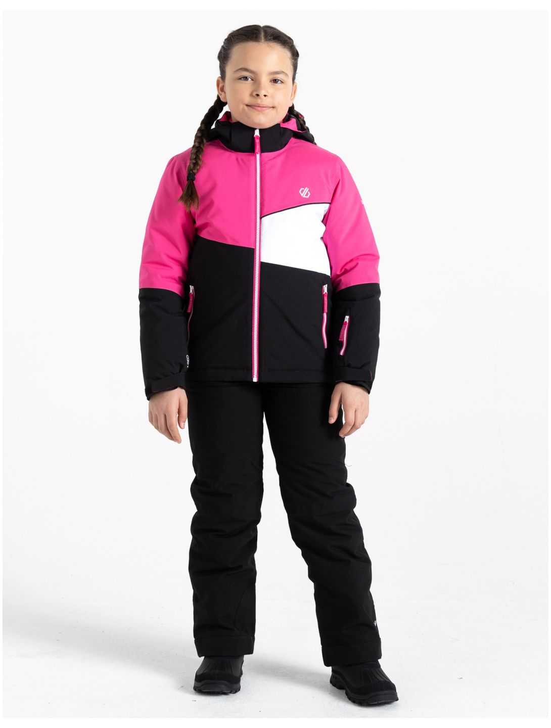 Dare2b, Steazy Skijacke Kinder PurePink / Blk rosa, schwarz 