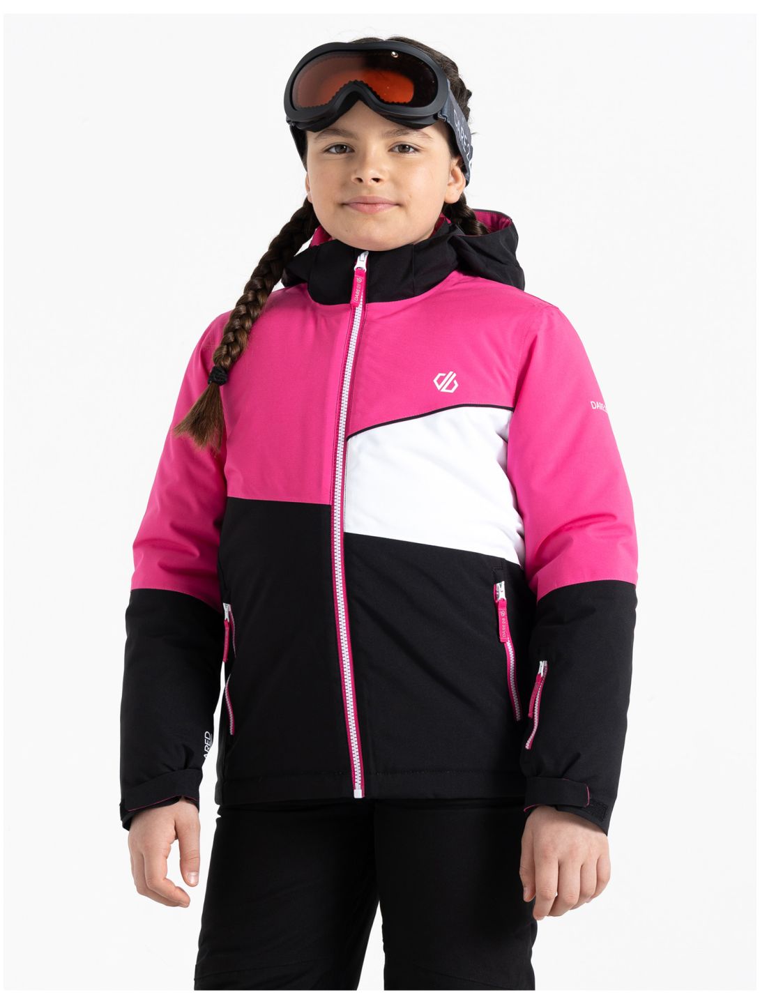 Dare2b, Steazy Skijacke Kinder PurePink / Blk rosa, schwarz 