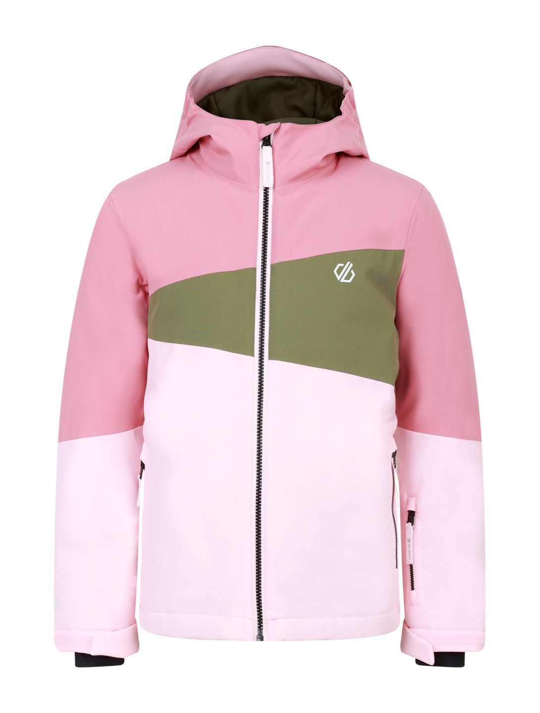 Dare2b, Steazy III Skijacke Kinder Dusty Rose / Olivine Green / Crystal Rose grün, rosa 