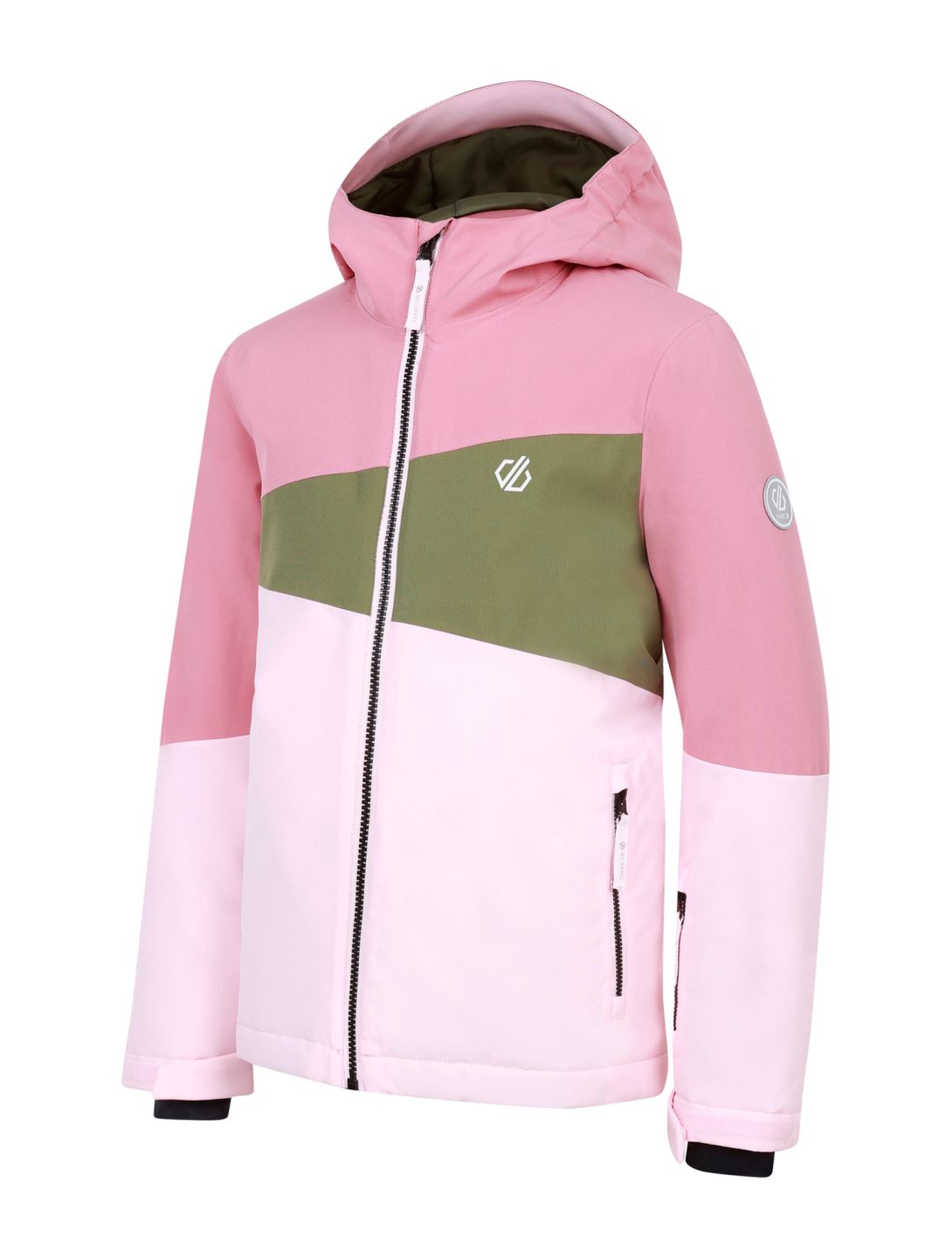 Dare2b, Steazy III Skijacke Kinder Dusty Rose / Olivine Green / Crystal Rose grün, rosa 