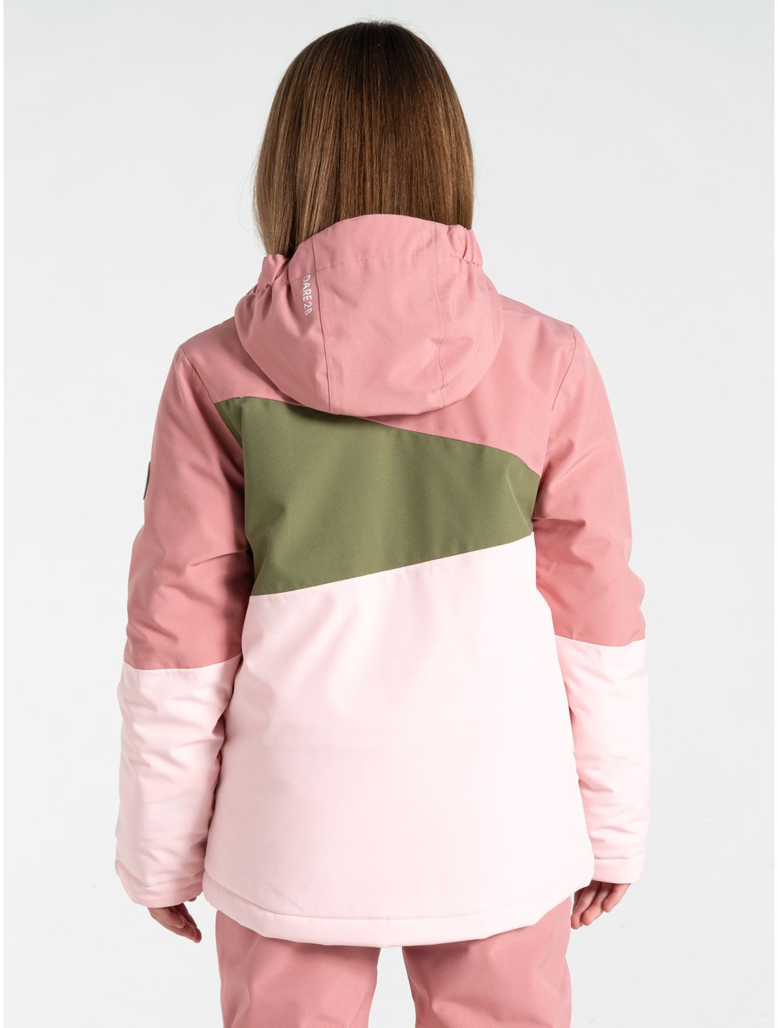 Dare2b, Steazy III Skijacke Kinder Dusty Rose / Olivine Green / Crystal Rose grün, rosa 